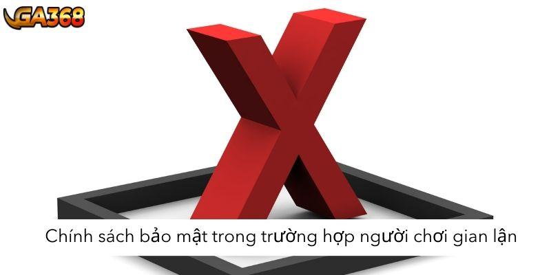 Trường hợp người chơi gian lận