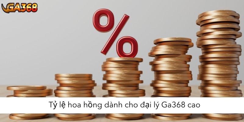 Tỷ lệ hoa hồng dành cho đại lý Ga368 cao